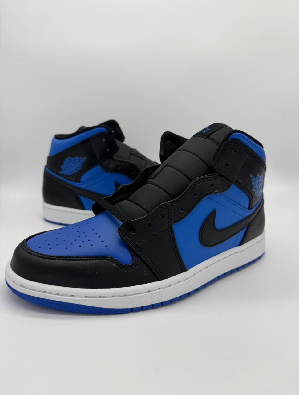 Jordan 1 Mid "Black Royal Blue"