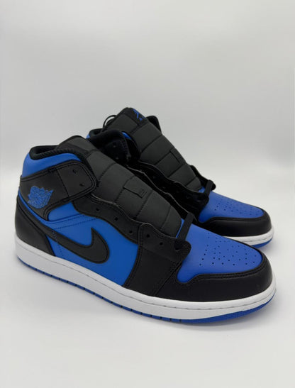 Jordan 1 Mid "Black Royal Blue"