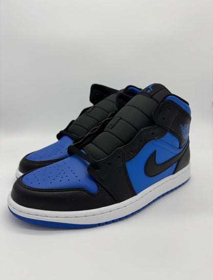 Jordan 1 Mid "Black Royal Blue"